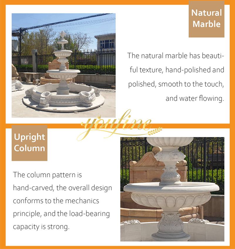 Marble Fountain Outdoor Decor