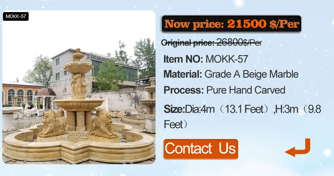 Large Granite Estate Fountain Usa Landscaping Marble Water Fountain Driveway