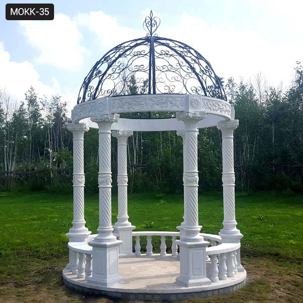 carved white decorative wedding gazebo for sale for wedding ...