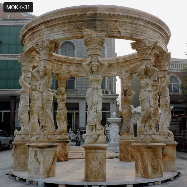 Marble Gazebo - China hand carved stone/marble sculptures ...