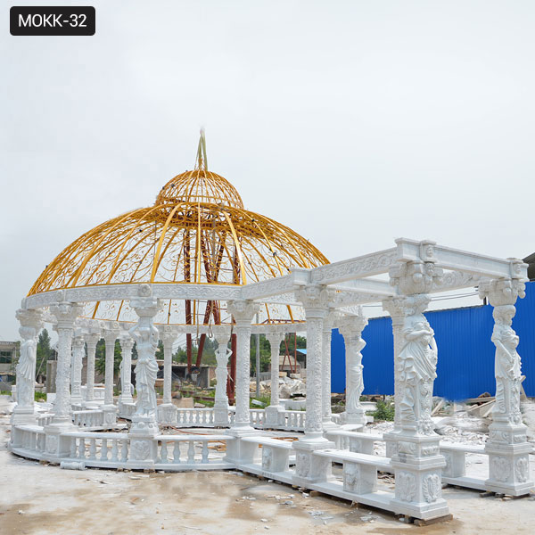 Hot Selling metal roof hardtop gazebo decor for windy areas ...