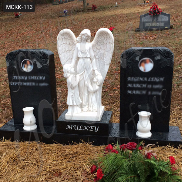 angel tombstones monuments headstones for graves with picture ...