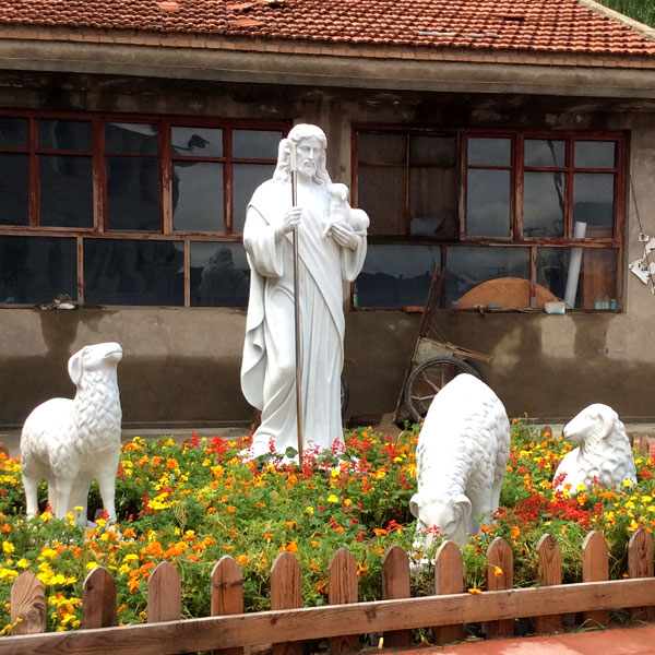 No. TCH-17 Catholic religious garden statues of shepherd Jesus for sale